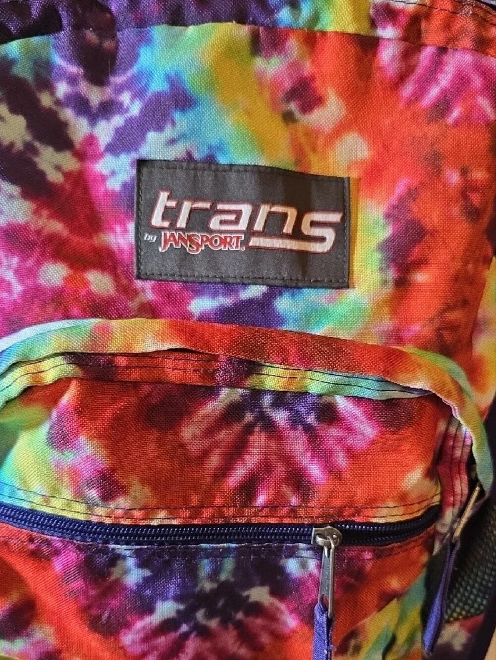 Multi-colored tie Dye Backpack